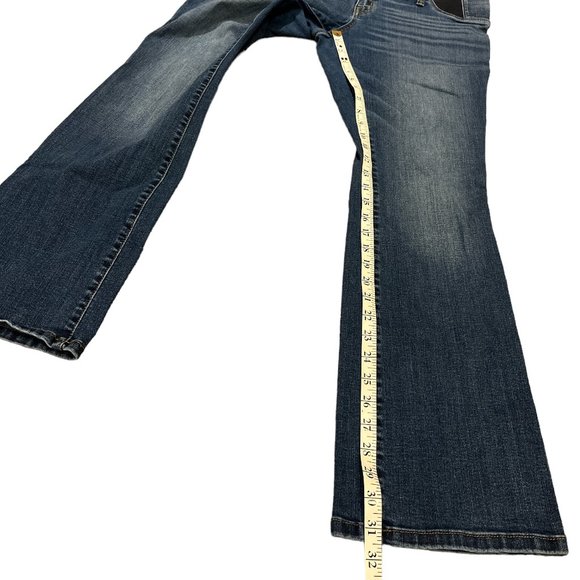 INGRID & ISABEL Isabel Maternity Jeans Sz 12 Skinny Bootcut Elastic Waist - Picture 7 of 10